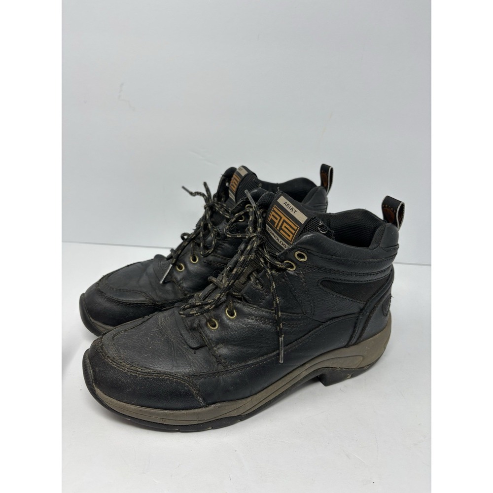 Ariat Terrain 10004126 Womens US 9B Black Leather Lace Up Hiking Walking Boots